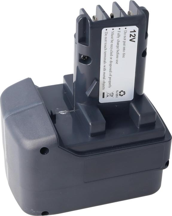 Actual product image AccuCell Battery Metabo BS 12, BST 12 SB12 (12 V)