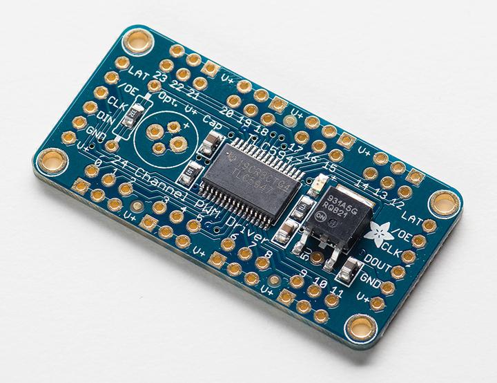 Immagine prodotto Adafruit Driver LED PWM a 12 bit a 24 canali TLC5947 (SPI) (Vari)