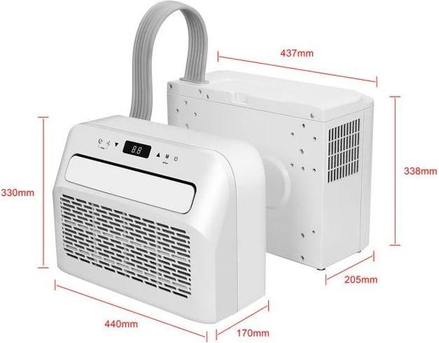 Produktbild Climatech Klimaanlage YFA-05C, Split für Wohnwagen (12 m², 5000 BTU/h)