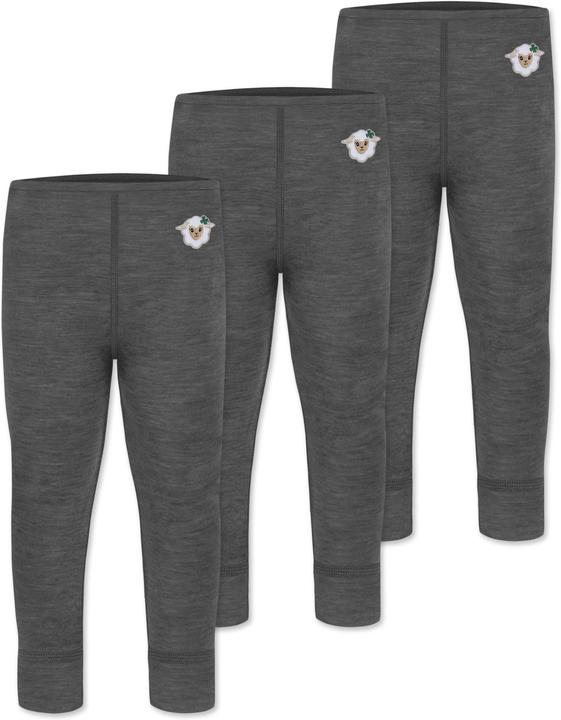 Normani 3er Pack Baby Merino Lange Unterhose „Tutira" - 9505