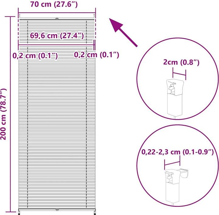 Immagine prodotto VidaXL Dionis (70 x 200 cm)