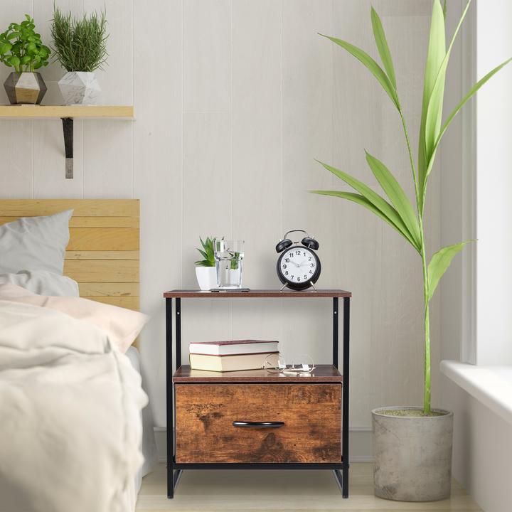 Actual product image Relaxdays Bedside tables (45 x 40 x 50 cm)