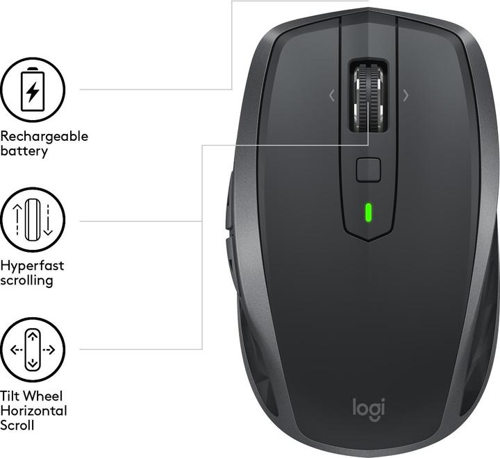 Image du produit Logitech MX Anywhere 2S (Sans fil)