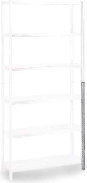 Produktbild Raaco 136853 Regalpfosten für Grundregal (B x H x T) 31 x 1000 x 31mm Stahl Silber 4St. (3 x 3 x 100 cm)