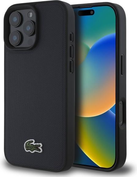 Productafbeelding Lacoste LCHMP16LPVCV iPhone 16 Pro 6,3" granatowy/navy hardcase Iconic Petit Pique MagSafe (Apple iPhone 16 Pro)