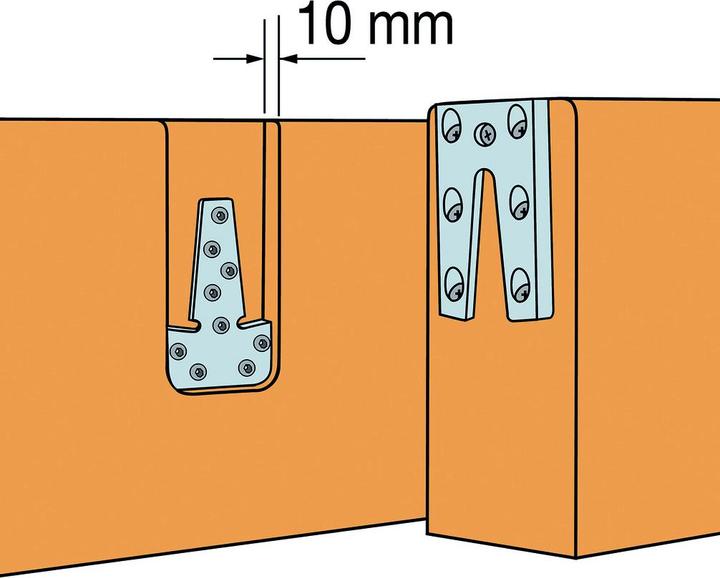 Actual product image Simpson Sst End grain connector (Connection fitting, 1 pcs.)