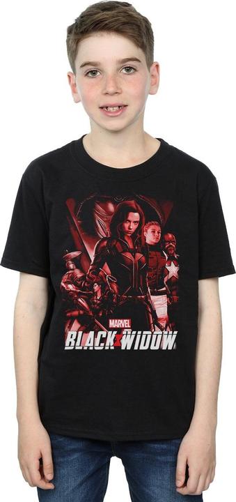 Immagine prodotto Black Widow Movie Red Group Maglietta Ragazzi (152, 158)