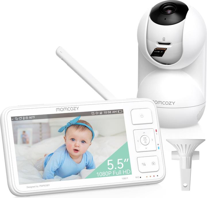 Actual product image Momcozy Video Baby Monitor BM03 5,5 inch (Baby Monitor Audio, 500 m)