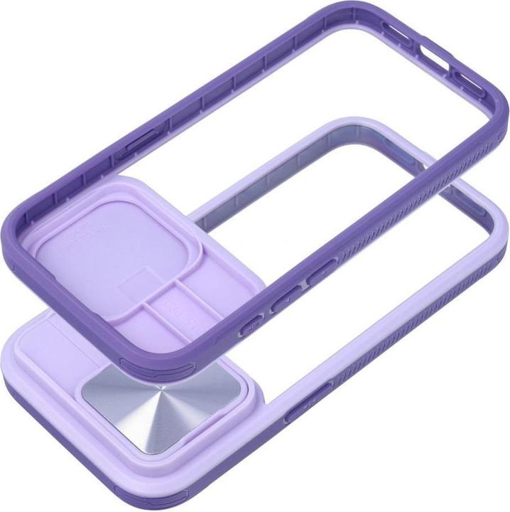 Image du produit OEM Back panel cover SLIDER case for IPHONE 12 Pro Max purple (Apple iPhone 12 Pro Max)