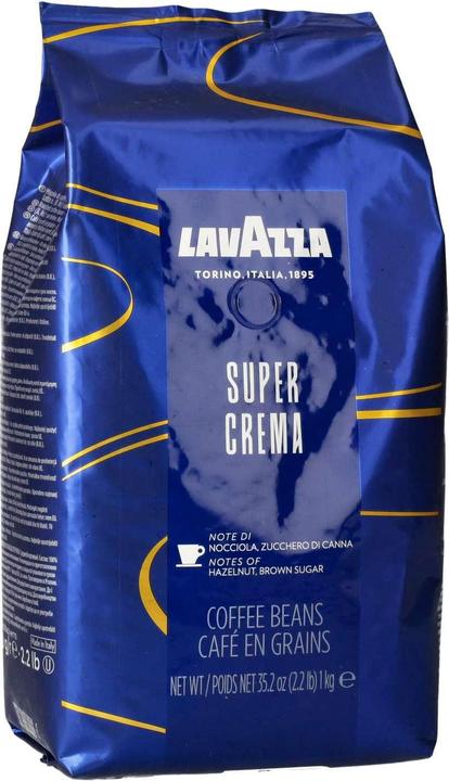 Image du produit Lavazza Super Crema (1000 g, Torréfaction moyenne)