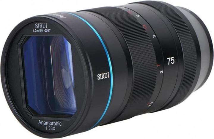 Actual product image Sirui Fixed focal length 75 mm F1.8 anamorphic (Canon EF-M, APS-C / DX)