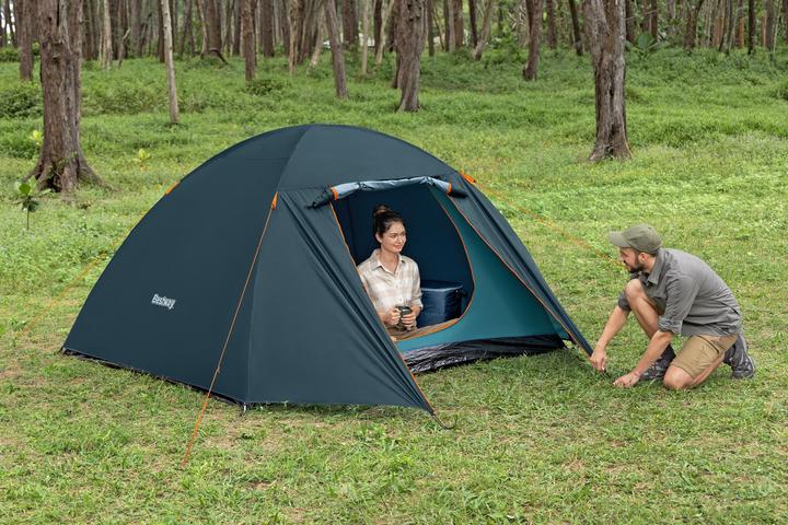 Produktbild Bestway Tent Polyester Fiberglass 70/210x240x140 cm Camping 68141 (Kuppelzelt, 3.86 kg, 4 Personen)