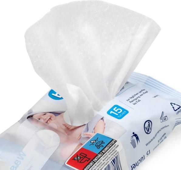 Produktbild dm babylove Feuchte Waschlappen