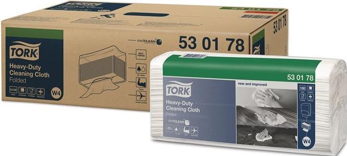 Produktbild Tork Extra Starke Reinigungstücher Weiss W4, Mehrzweck, 4 x 105 Tücher 530179 Anzahl: 420St. (420 Stk.)