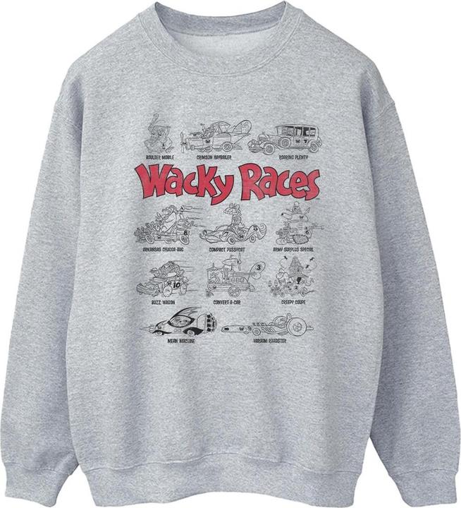 Actual product image Universal Textiles Mens Car Lineup Sweatshirt (M)