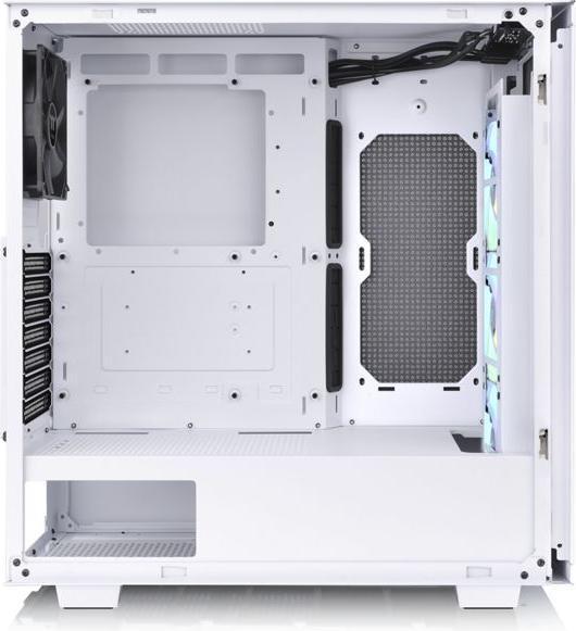 Actual product image Thermaltake TOWER ATX V350 TG ARGB AIR SNOW White (ATX, mATX, Mini-ITX)