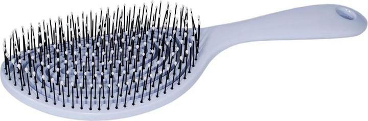 Image du produit Herba Brosse démêlante 3D Spiral en plastique, poils en nylon, blanc, ovale, 23 cm
