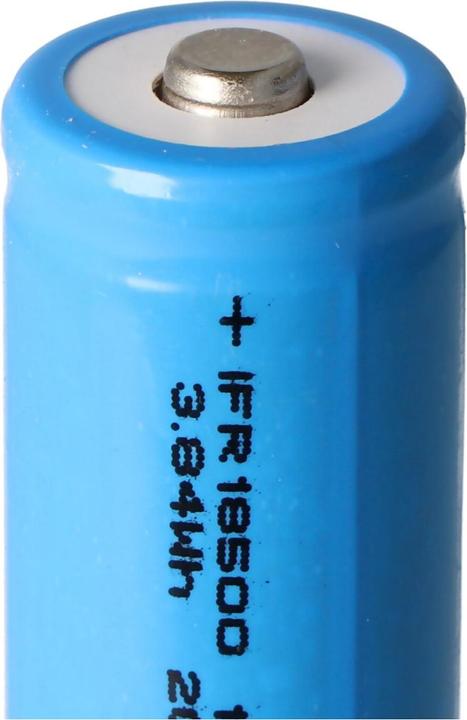 Produktbild AccuCell Akku 18500 Li-FePo4 / 2 Stk. (2 Stk., 1000 mAh, Ladegerät inkl. Akku)
