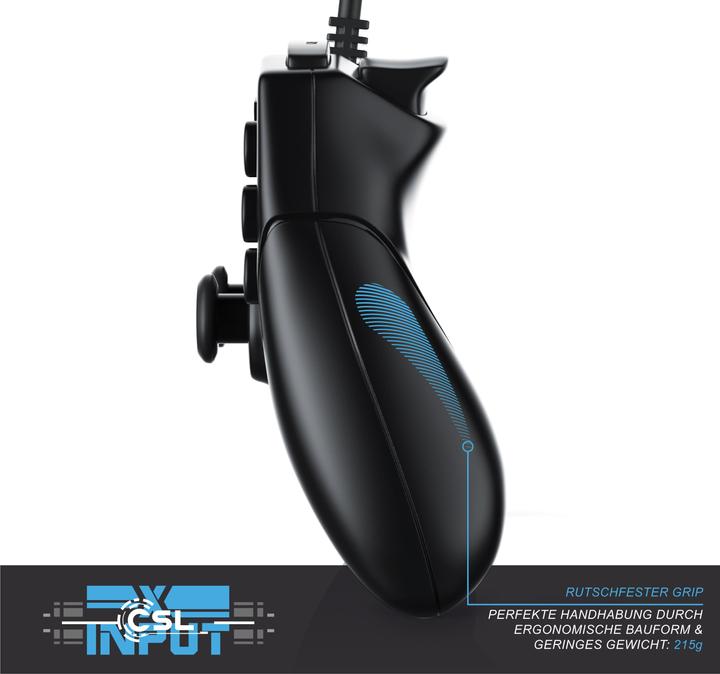 Immagine prodotto CSL Set di 2x Gamepad, controller USB di gioco per Android, PC / PS3 / Playstation / Direct-Input / (Android, PC)