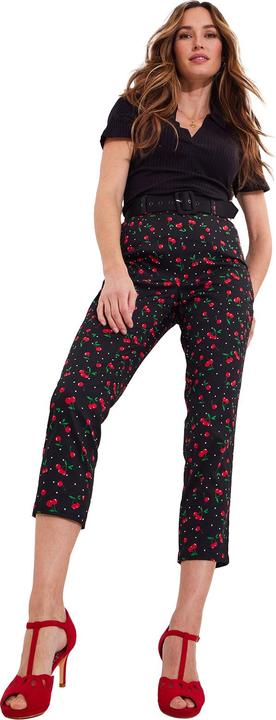 Actual product image Joe Browns Cherry Print Capri Trousers (36)