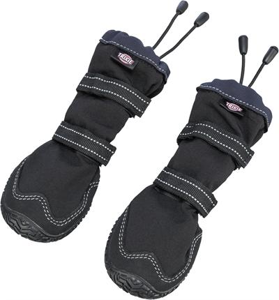 Produktbild Trixie Walker Active Long protective boots, L, 2 pcs., black (L, Hundeschuhe)