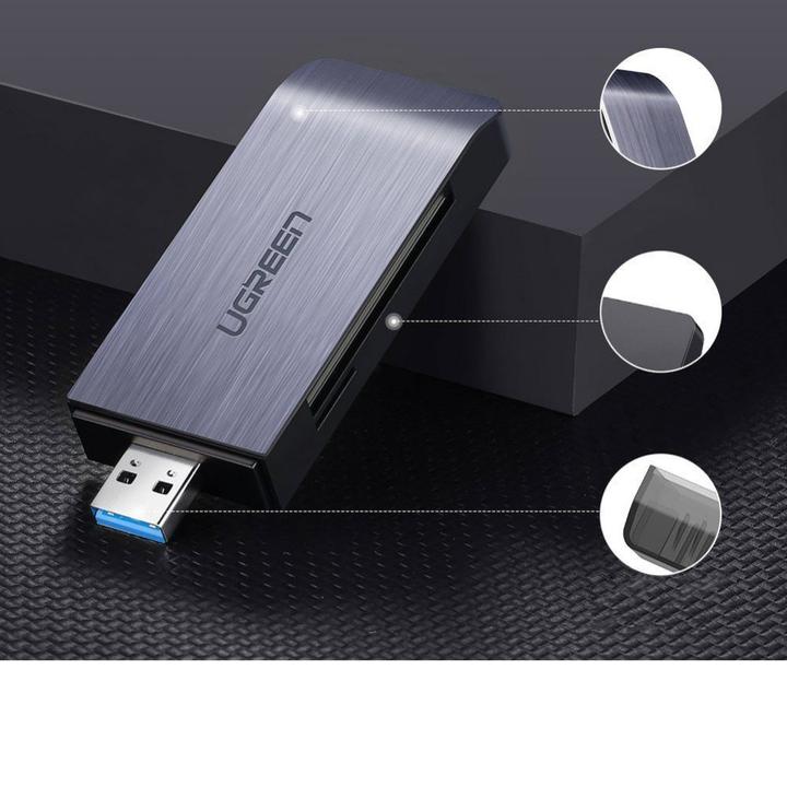 Actual product image Ugreen 4-in-1 Cardreader (USB 3.0)
