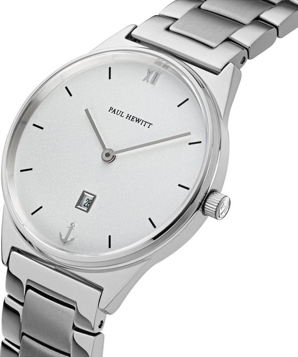 Produktbild Paul Hewitt Praia White Sand Silver Metal (Analoguhr, 33 mm)