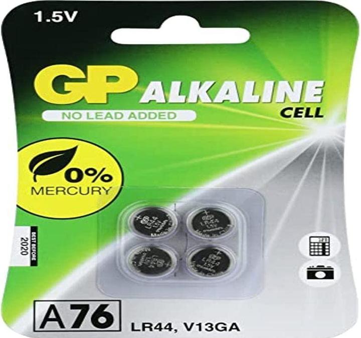 Immagine prodotto GP Batteries Alcalina LR44 (4 pz., LR44, 105 mAh)