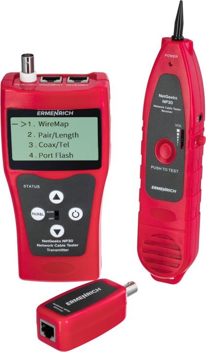 Produktbild Ermenrich NetGeeks NP30 Netzwerkkabel-Tester