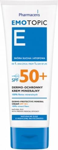 Energy Label Pharmaceris Emotopic Protective Cream 100 Mineral Filters Spf 50 From 1 Day Of Life 75 Ml (Suntan cream, SPF 50, 75 ml, 5 g)