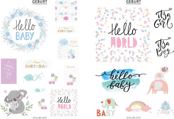 Immagine prodotto Bullet Journal Sticker Book Hello Baby: 750 adorabili detti ed elementi decorativi per la nascita