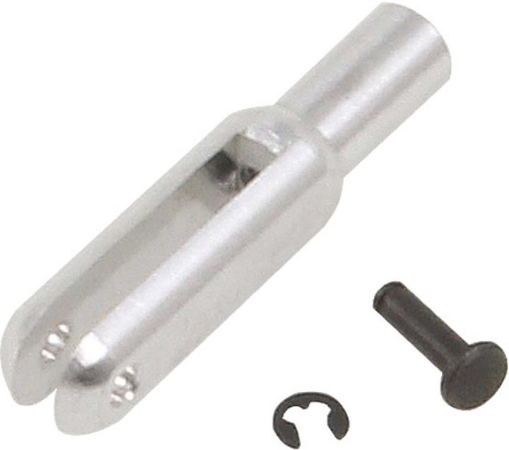 Actual product image MP Jet clevis m2,5 with bolt aluminium 6pcs