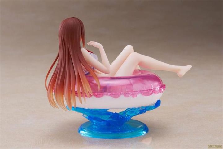 Actual product image Taito Steins Gate Aqua Float Girls PVC Statue Kurisu Makise 10 cm