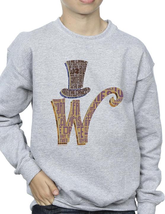 Immagine prodotto Willy Wonka & the Chocolate Factory W Logo Hat Felpa Ragazzi (116)