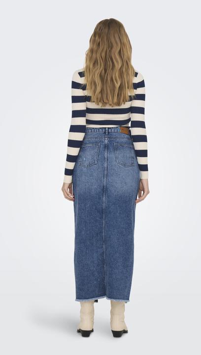 Produktbild Only Mittlere Taille Langer Rock Jeansrock (L)