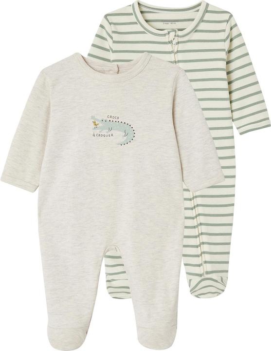Vertbaudet 2er-Pack Baby Jersey-Strampler (86)