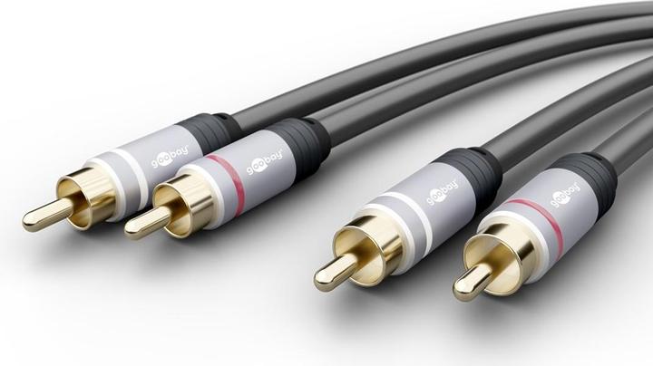 Goobay 2 x Cinch – 2 x Cinch (3 m, RCA)