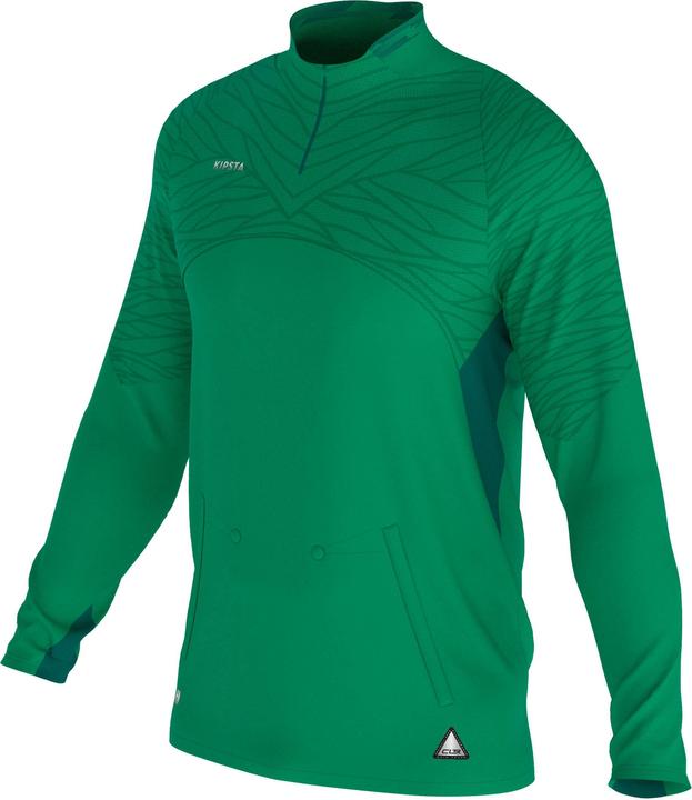 Kipsta Damen/Herren Fussball 1/2 Zip - CLR grün