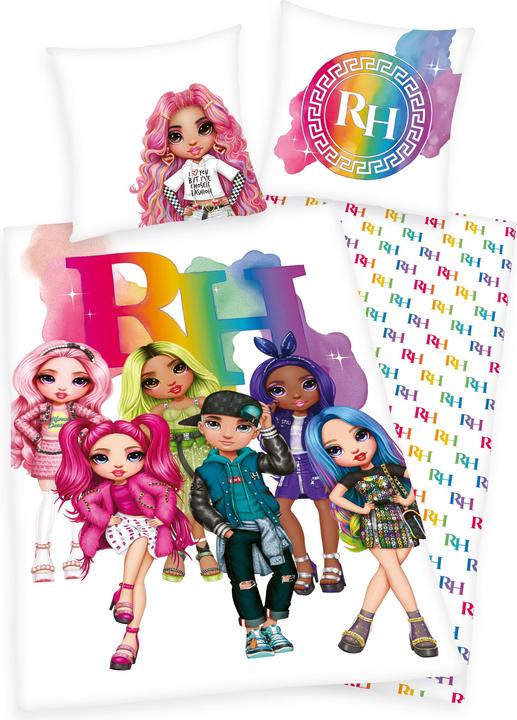 Produktbild Herding Kinder-Wendebettwäsche "Rainbow High"