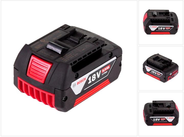 Produktbild Bosch Professional Zubehör Einschubakkupack 18 Volt Heavy Duty (HD), 5.0 Ah Li-Ion, GBA M-C (18 V)