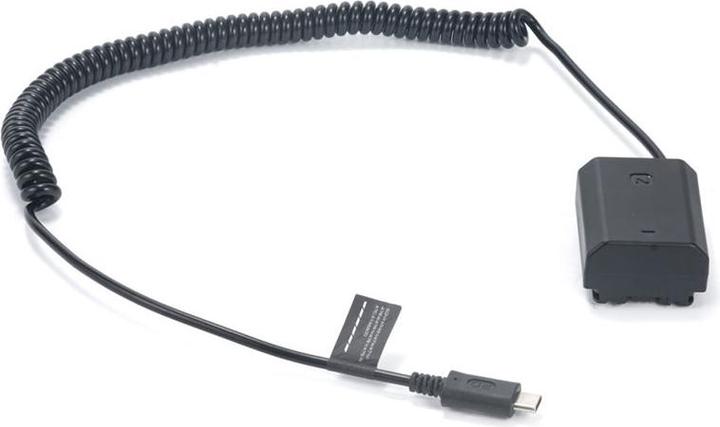 Actual product image Tilta Sony NP-FZ100 Dummy Battery to USB-C PD Power Cable
