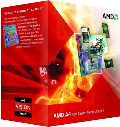 Productafbeelding AMD A4-6300 (AD6300OKHLBOX) (FM2, 3.70 GHz, 2 -Core)