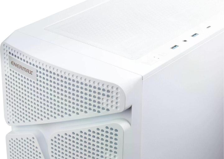 Image du produit Enermax MarbleShell MS21 ARGB (blanc, verre trempé) (Mini-ITX, mATX)