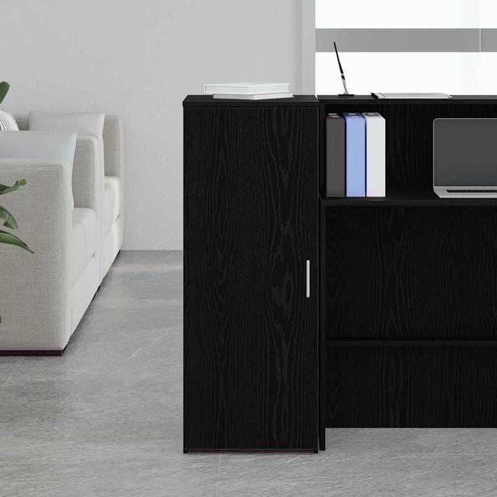 Produktbild VidaXL Lagerschrank Schwarz 40x45x103,5 cm Holzwerkstoff Schrank Aktenschrank