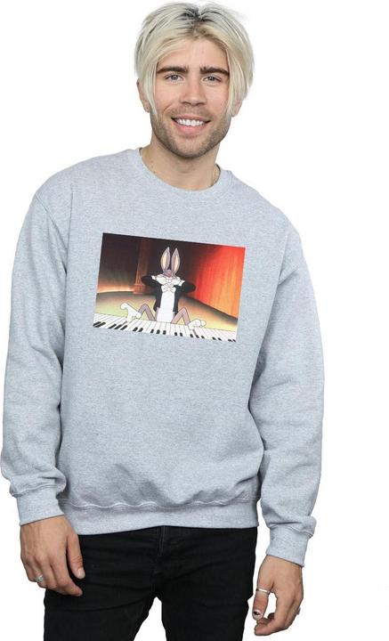 Immagine prodotto Looney Tunes Bugs Bunny Playing Piano Felpa Uomo (XL)
