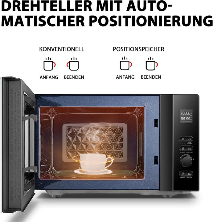 Actual product image Toshiba MV-AM20T(BK), enamel cooking chamber (20 l)