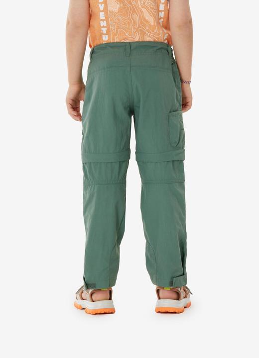 Actual product image Quechua Kids’ convertible hiking trousers, 2-6 years, MH500 - Green (2)