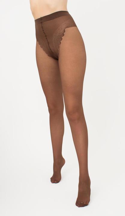 Actual product image Giulia Chic 20 bikini seamed tights, colour cappuccino, size 36-38 (20 DEN, 36 - 38)