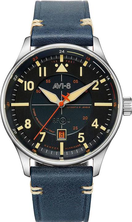 Actual product image AVI-8 AV-4094-02 Hawker Hurricane Automatic 43mm 5ATM (Analogue wristwatch, 43 mm)