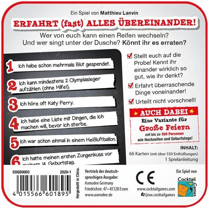 Actual product image Cocktail games COGD0003 - I love broccoli - Card game, for 4-100 players, ages 12+ (DE edition) (German)